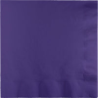 250 pc Bulk Purple Dinner Napkins 3 Ply