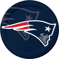 New England Patriots Paper Plates (8/Pkg)