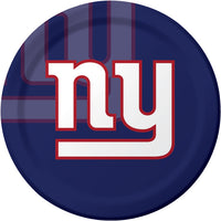 New York Giants Paper Plates (8/Pkg)