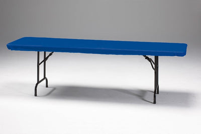 12 pc Bulk Royal Blue Stay Put 30" x 96" Table Covers