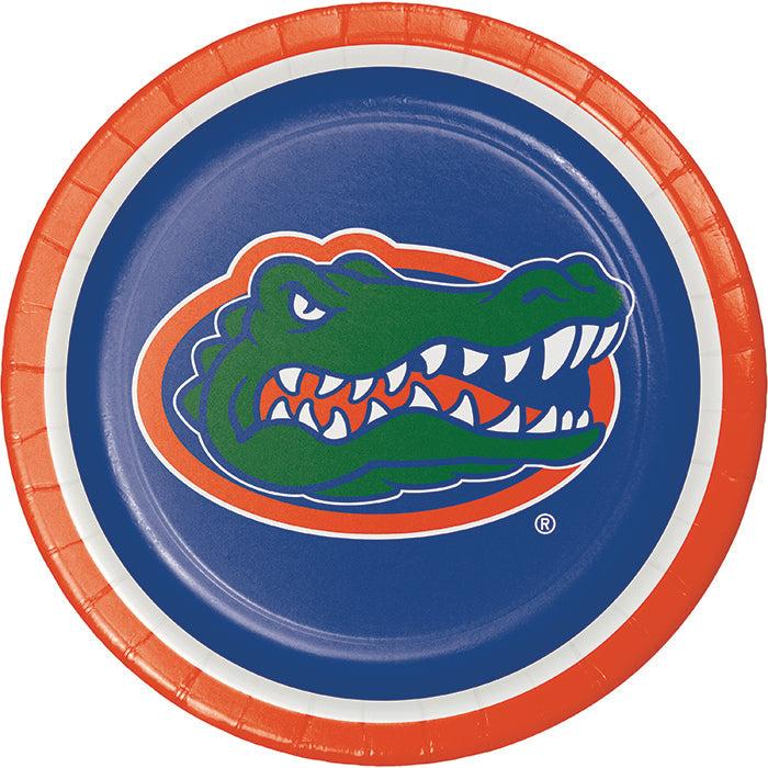 96 pc Bulk University of Florida Dinner Plates