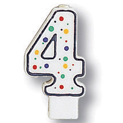 6 pc Bulk Polka Dot #4 Candles