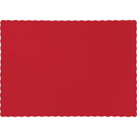 600 pc Bulk Classic Red Paper Placemats