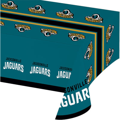 Jacksonville Jaguars Plastic Table Cover, 54" X 102"
