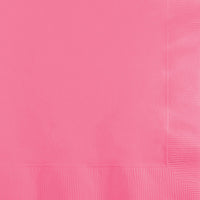 500 pc Bulk Candy Pink Beverage Napkins 3 ply