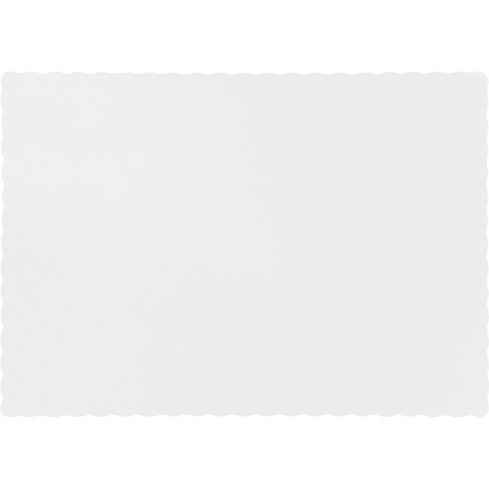 600 pc Bulk White Paper Placemats