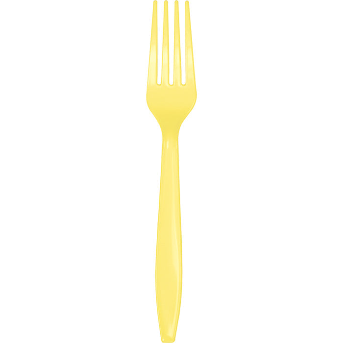 288 pc Bulk Mimosa Plastic Forks