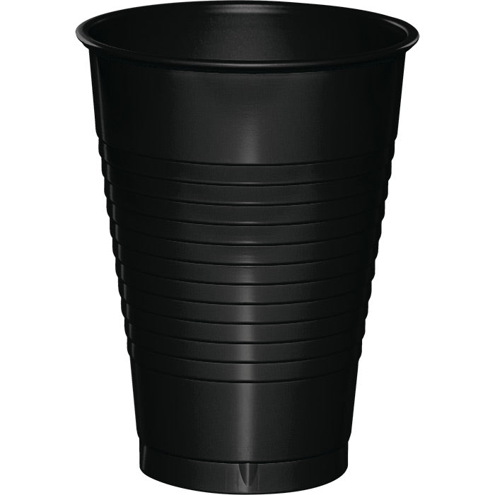 240 pc Bulk Black Velvet 12 oz Plastic Cups