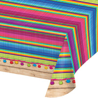 6 pc Bulk Serape Plastic Table Covers