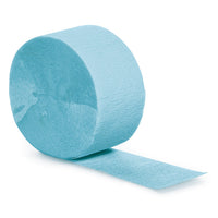 12 pc Bulk Pastel Blue Crepe Streamer 81 ft