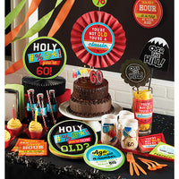 6ct Bulk Old Age Humor Plastic Table Covers