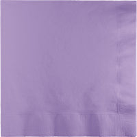500 pc Bulk Luscious Lavender Beverage Napkins 3 ply