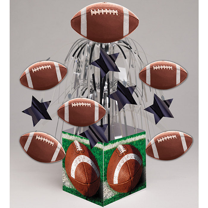 6 pc Bulk Tailgate Rush Cascading Foil Centerpieces