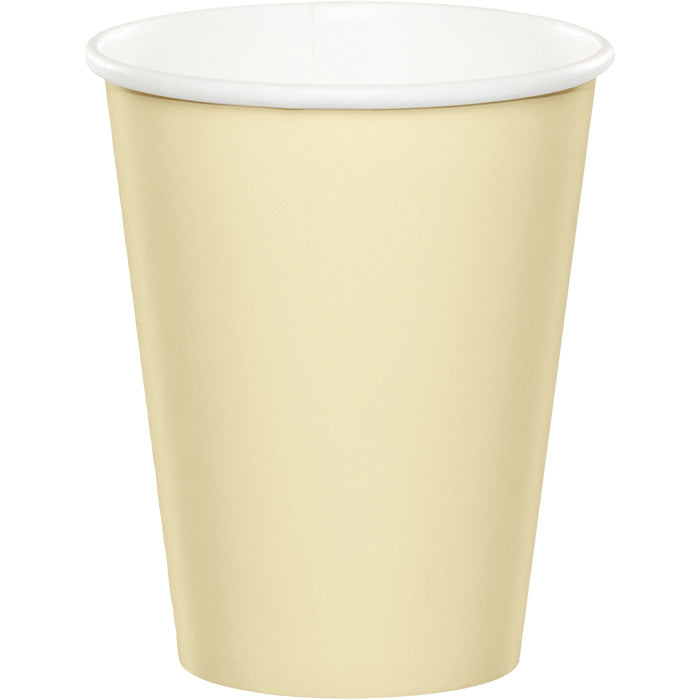 240 pc Bulk Ivory 9 oz Hot & Cold Cups