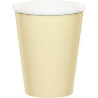 240 pc Bulk Ivory 9 oz Hot & Cold Cups