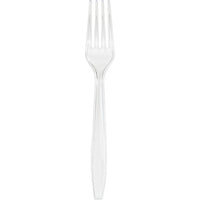 288 pc Bulk Clear Plastic Forks