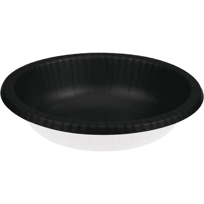 200 pc Bulk Black Velvet 20 oz Paper Bowls