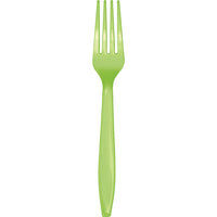 288 pc Bulk Fresh Lime Green Plastic Forks