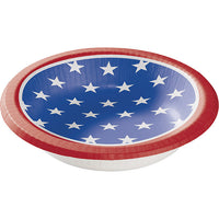 96 pc Bulk Stars and Stripes Paper Bowl