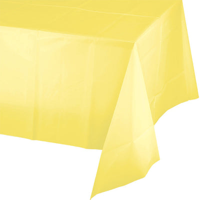 12 pc Bulk Mimosa Plastic Table Covers 54 inch x 108 inch