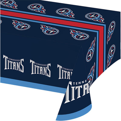 Tennessee Titans Plastic Table Cover, 54" X 102"