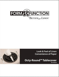 12 pc Bulk White Better than Linen Round