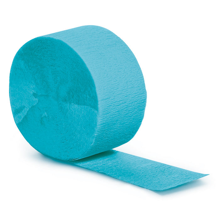 12 pc Bulk Bermuda Blue Crepe Streamer 81 ft