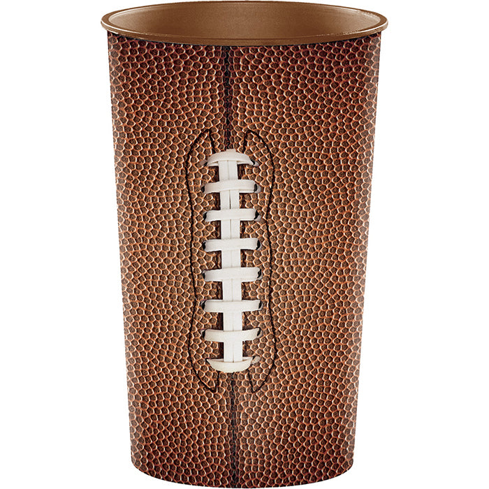 20 pc Bulk Football 22 oz Plastic Stadium Cups
