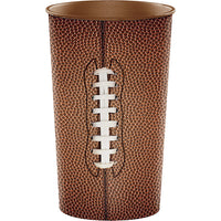 20 pc Bulk Football 22 oz Plastic Stadium Cups