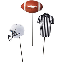 18 pc Bulk Football DIY Centerpieces Sticks