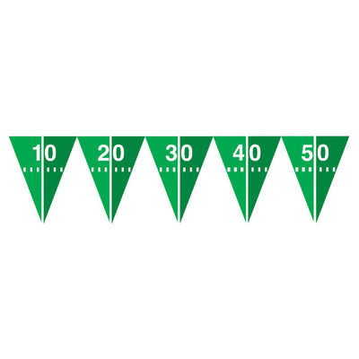 12 pc Bulk Football Field Flag Banners