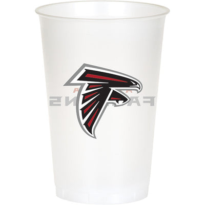Atlanta Falcons Plastic Cup, 20 Oz (8/Pkg)