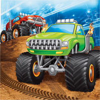 192 pc Bulk Monster Truck Luncheon Napkins