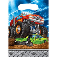 96 pc Bulk Monster Truck Favor Bags