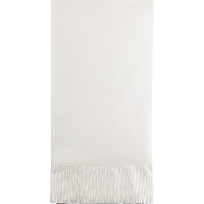192 pc Bulk White 3 Ply Guest Towels