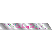 6 pc Bulk Birthday Girl Sashes