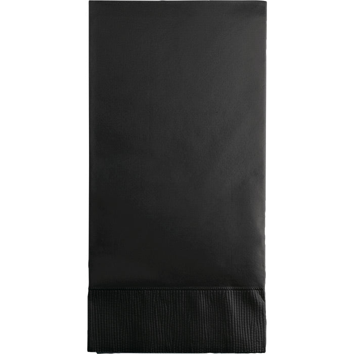 192 pc Bulk Black Velvet 3 Ply Guest Towels