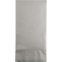 192 pc Bulk Shimmering Silver 3 Ply Guest Towels
