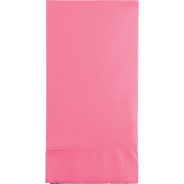 192 pc Bulk Candy Pink 3 Ply Guest Towels