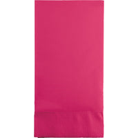 192 pc Bulk Hot Magenta 3 Ply Guest Towels