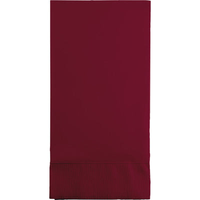 192 pc Bulk Burgundy 3 Ply Guest Towels