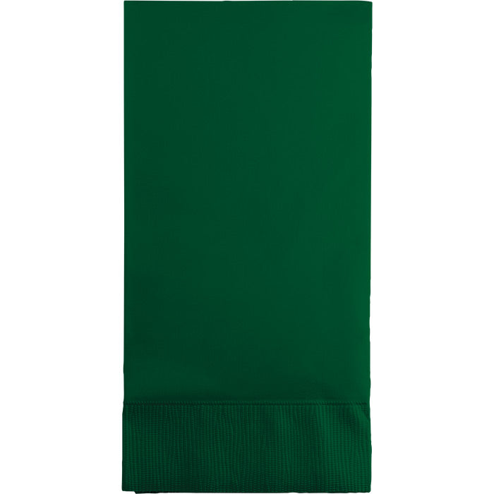 192 pc Bulk Hunter Green 3 Ply Guest Towels