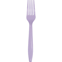 288 pc Bulk Luscious Lavender Plastic Forks