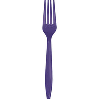 600 pc Bulk Purple Plastic Forks