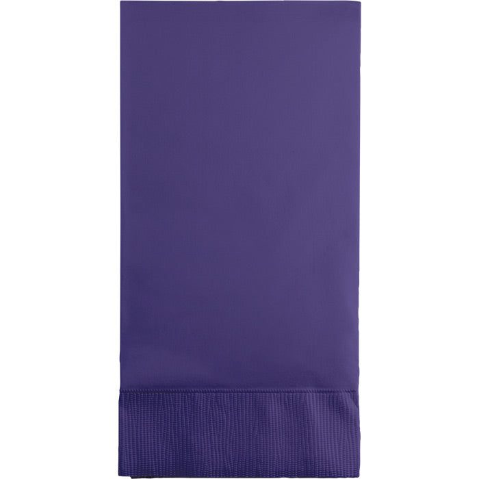 192 pc Bulk Purple 3 Ply Guest Towels