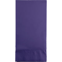 192 pc Bulk Purple 3 Ply Guest Towels
