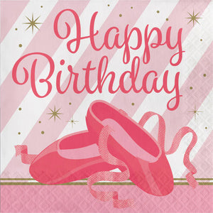 Ballet Twinkle Toes 56 Piece Birthday Kit for 8
