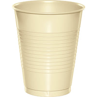 240 pc Bulk Ivory 16 oz Plastic Cups