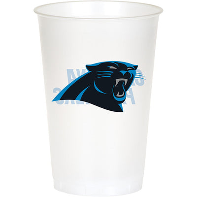 Carolina Panthers Plastic Cup, 20 Oz (8/Pkg)
