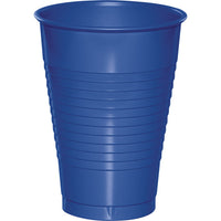 240 pc Bulk Cobalt Blue 12 oz Plastic Cups